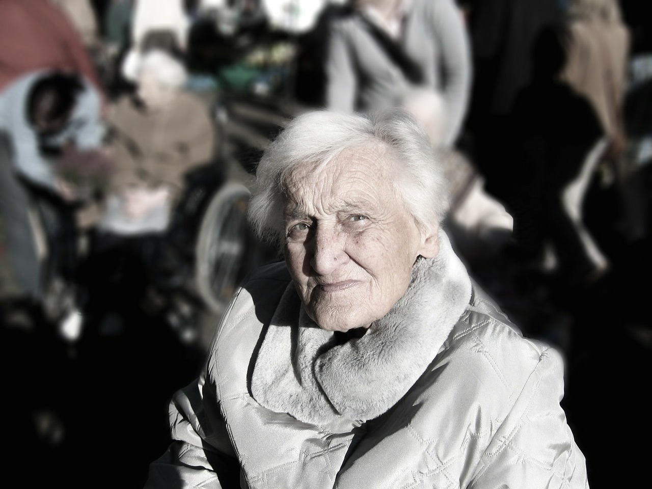 Portrait d'une vieille dame