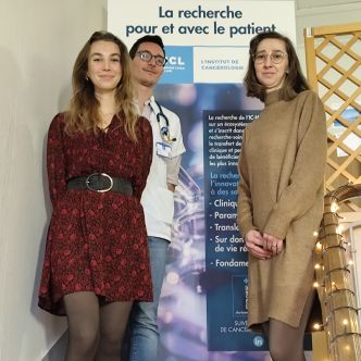  de gauche à droite : Lise GOICHOT, Guillaume ECONOMOS, Irina ANTOCHI