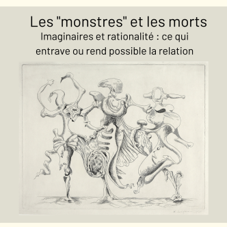 Affiche de l'atelier recherche Les monstres et les morts