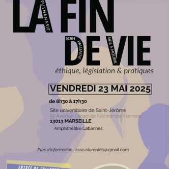 Affiche du colloque La fin de vie