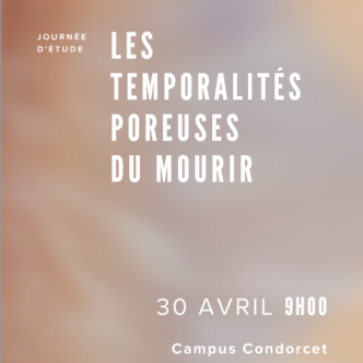 Affiche les temporalités poreuses du mourir