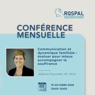 Visuel de la conférence mensuelle d'octobre
