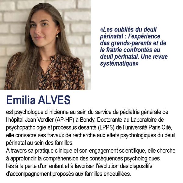 Présentation d'Emilia ALVES