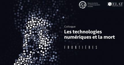 Visuel du colloque les technologies numériques et la mort