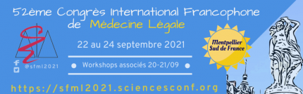 visuel du congrès international de médecine légale