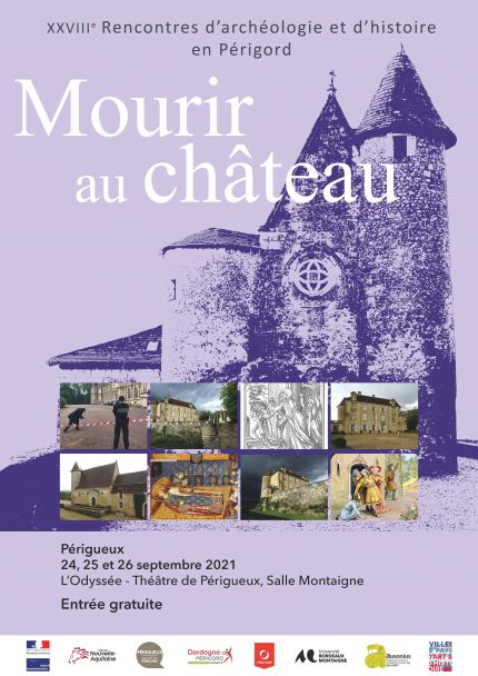 Affiche représentant un chateau