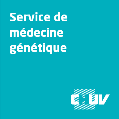 logo CHUV service de médecine génétique