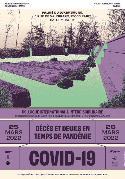 Affiche représentant un cimetière