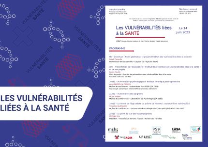 Plaquette de la journée d'études