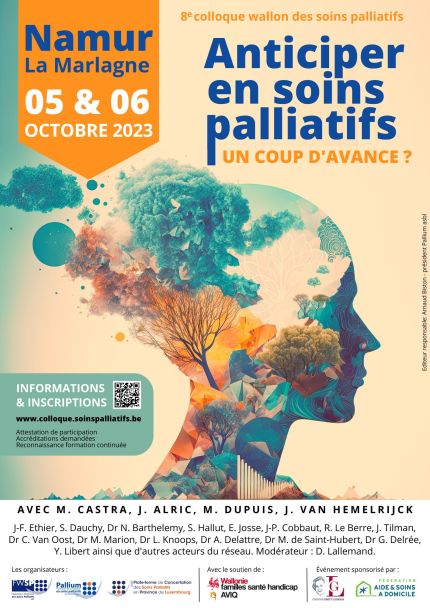 Affiche avec une silhouette de tête de femme à l'intéreur de laquelle on voit un paysage