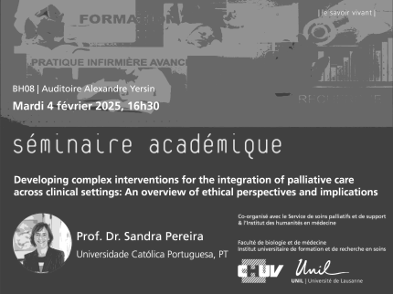 Visuel de la conférence du professeur PEREIRA