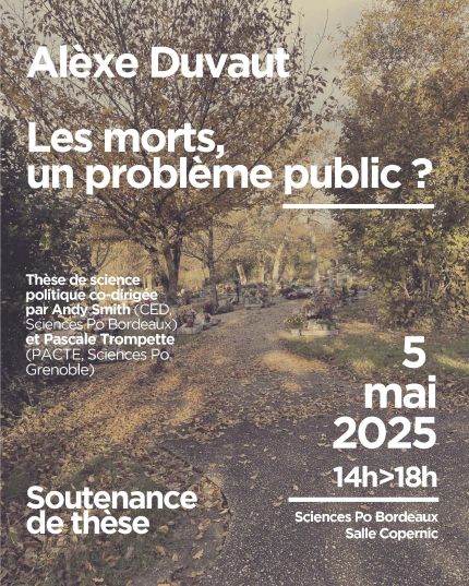 Affiche de la thèse