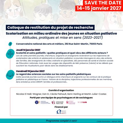save the date du colloque Scolarisation en milieu ordinaire