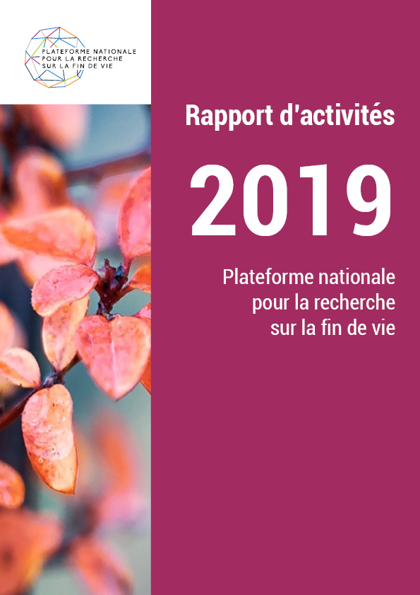 couverture du rapport d'activités 2019