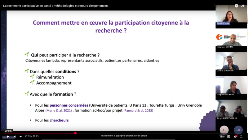 Capture d'écran de la vidéo