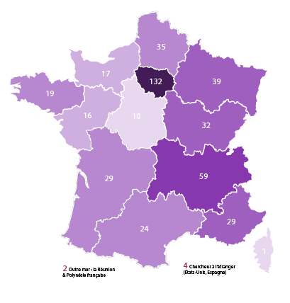 Carte régions 2025