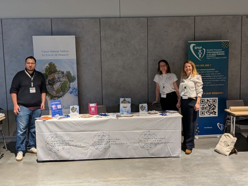 Stand de la Plateforme au congrès de l'EAPC