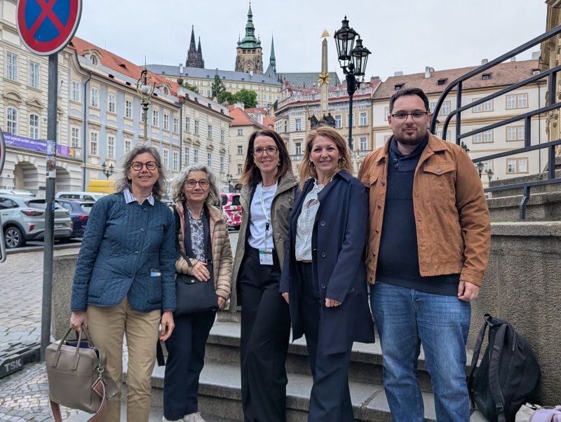 l'équipe de la Plateforme à Prague