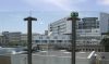 Vue de l'Hôpital de Ponchaillou, CHU de Rennes, crédit photo Electzik