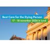 Poster for the "Best Care for the Dying Person" Symposium